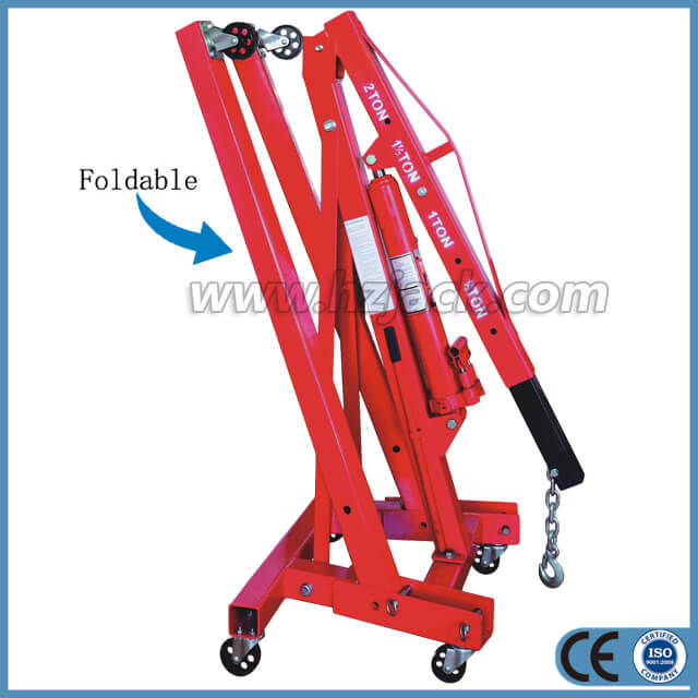 Heavy Duty 2 Ton Foldable Hydraulic Shop Crane