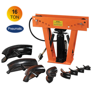 Pneumatic/hydraulic 16 ton pipe bender 