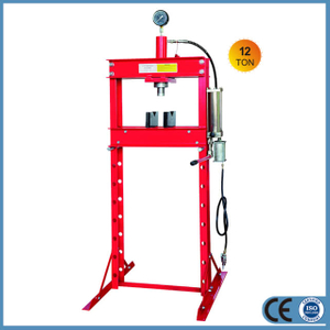 12 Ton Air Hydraulic Shop Press With Gauge