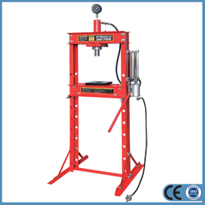 Air Hydraulic 20 Ton Shop Press With Gauge