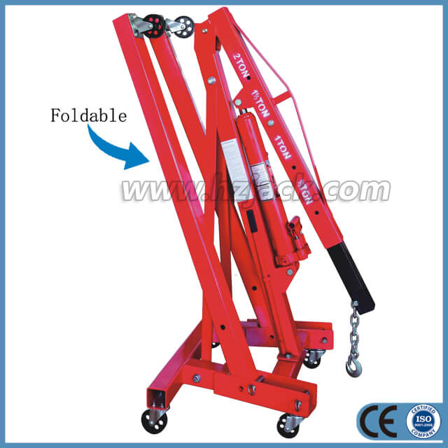 2 Ton Hydraulic Foldable Shop Crane